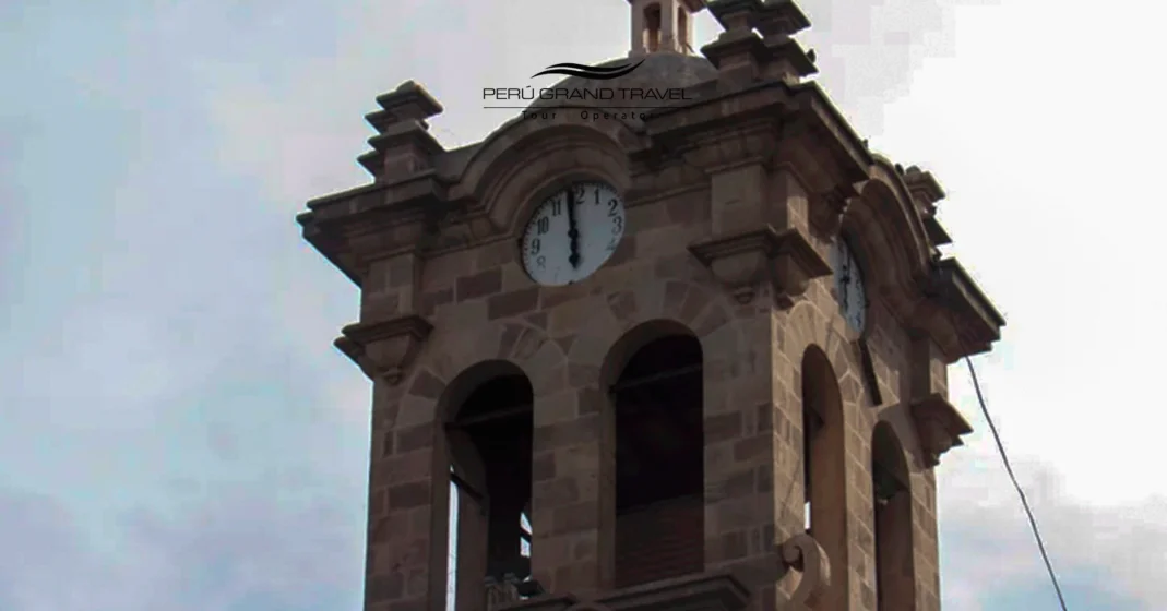 Bell tower of the La Merced temple in Puno
