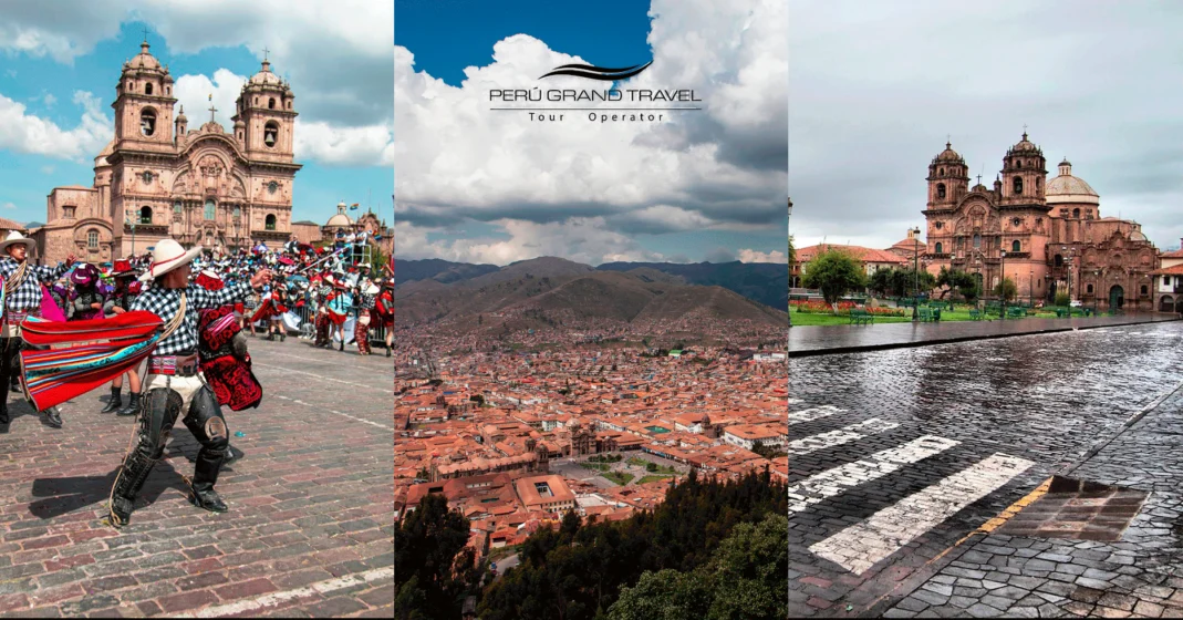 Young person dancing in the city of Cusco, Celebration in Cusco, Festivities in Cusco, weather in Cusco, weather in Machu Picchu, sunny weather in Cusco, rainy weather on the Inca Trail, weather on the Inca Trail