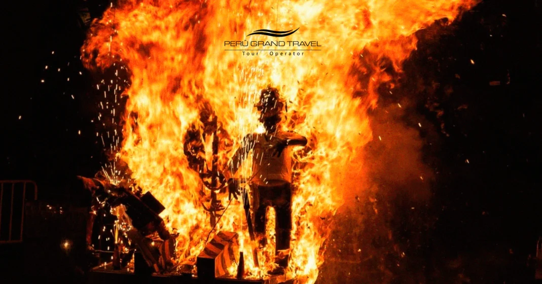 Burning of Judas, a Holy Week tradition in Arequipa