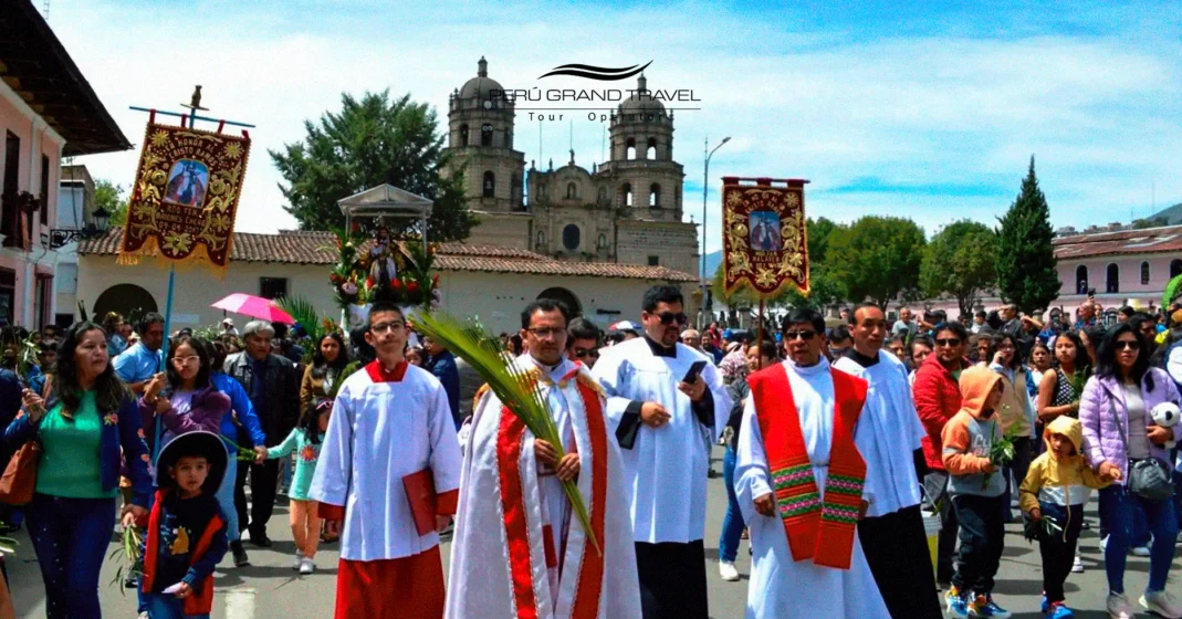 Holy Week procession in Cajamarca