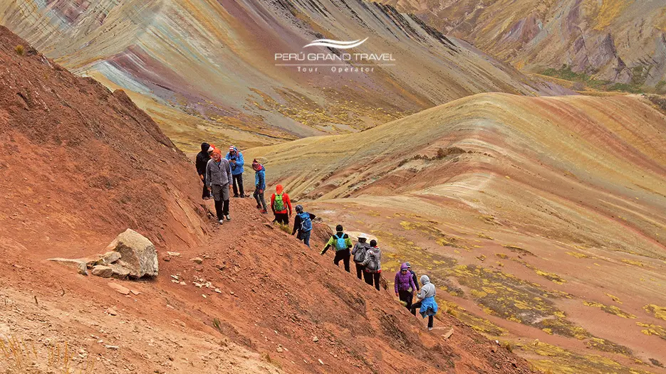 The Trail to Palcoyo mountain Peru is rugged but worth the effort!
