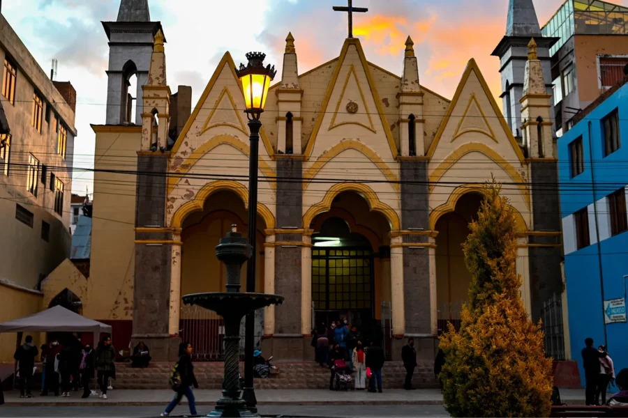 San Juan Bautista Church Puno exterior