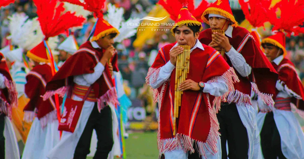 Sikuris, a dance from Puno, a dance for the Virgin of Candelaria, the festival of the Virgin of Candelaria