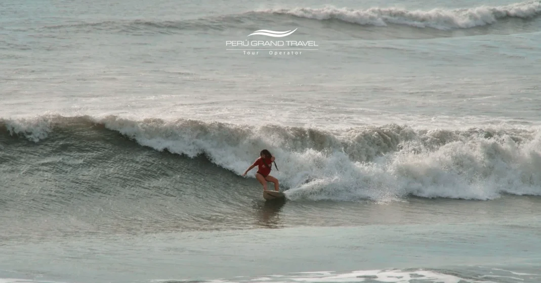 Sports in Trujillo, surfing on reed boats, Trujillo, Peru, Moche culture