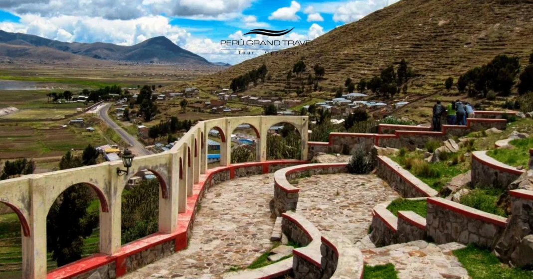 Traditional view of Pomato in Puno