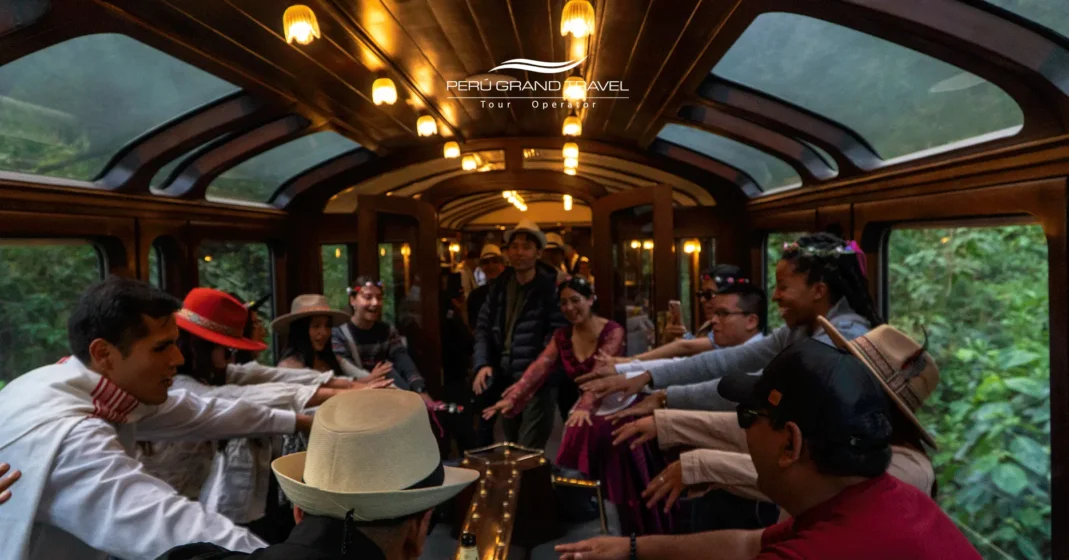 Traveling on trains to Machu Picchu