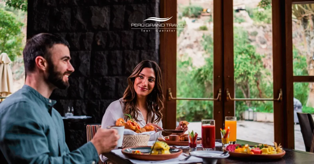 couple's lunch at the luxury hotels in the sacred valley