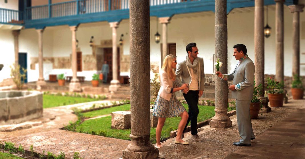 Enjoying luxury hotels in Peru