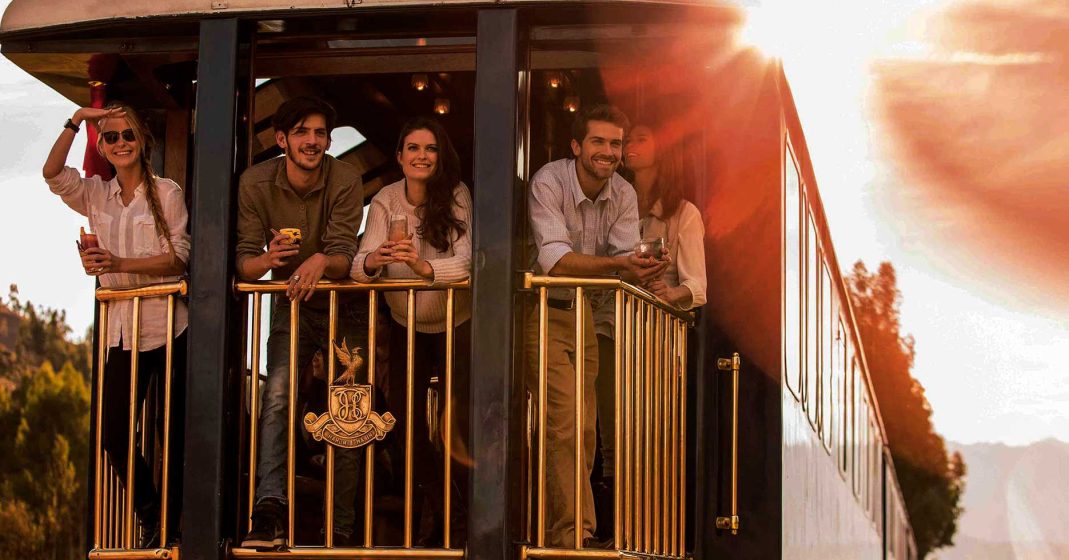 View from the observation car of the luxury train to Machu Picchu - Hiram Bingham