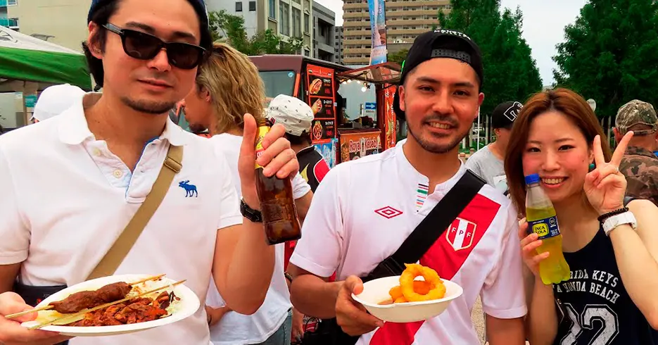 Peruvian street food - in all cities of Peru, Lima, Cusco, Arequipa, etc.
