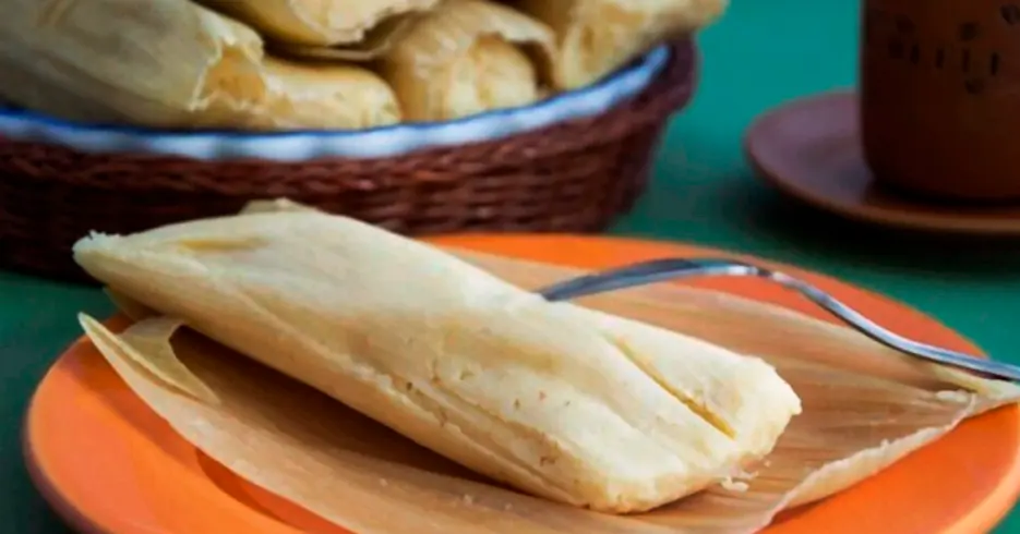 Peruvian street food - tamales and humitas