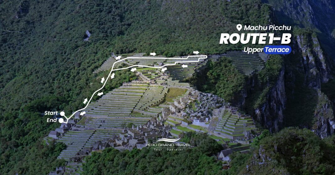 route 1B of machu picchu circuit 1 upper terrace