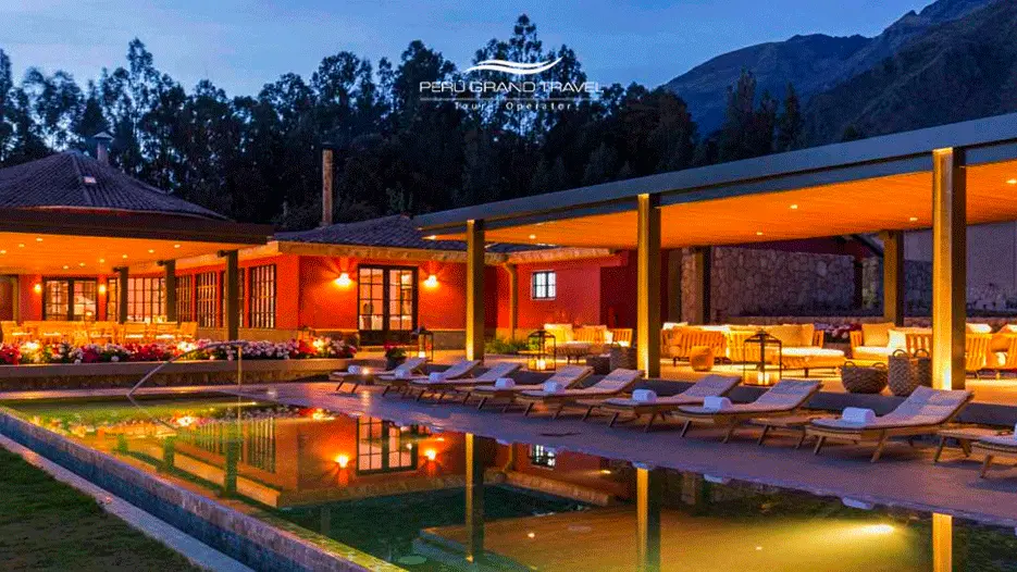 Sol y Luna is one of the best hotels in Sacred Valley near Cusco . Luxury defined as you sit by the pool at dusk!