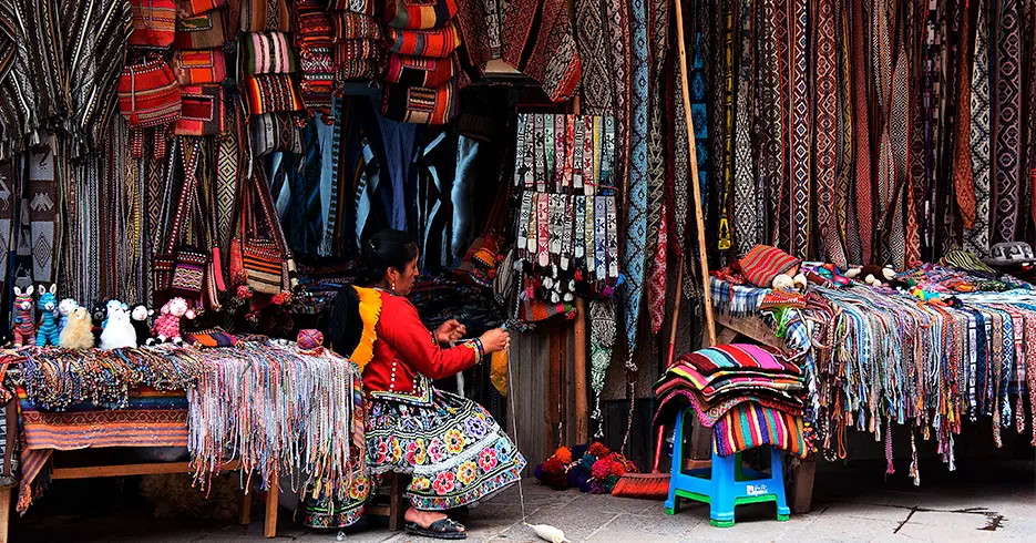 Souvenirs from Peru - Peruvian textiles