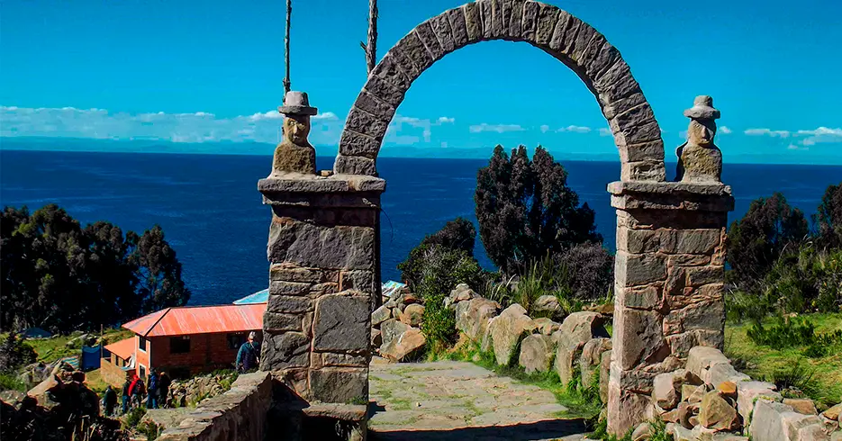 Taquile Island in Puno, Peru