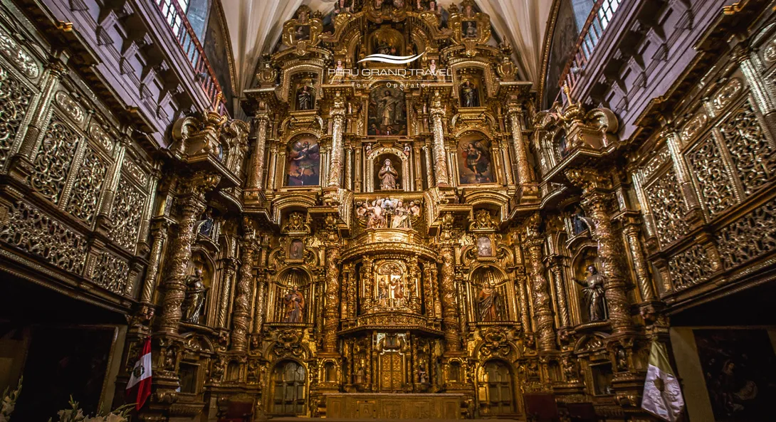 Cover page - Churches of Peru - Sacred places - Interior of churches in Peru - Holy images of Peru