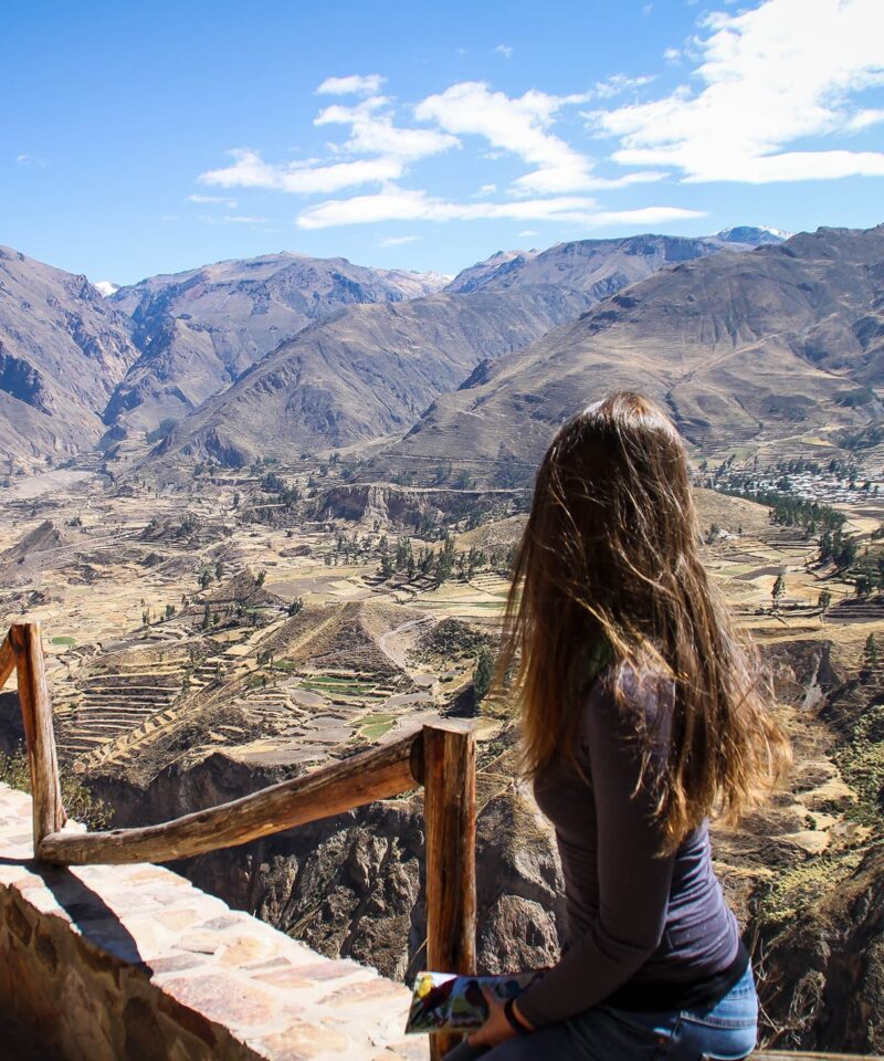 Viewpoint of the condors "Cañon de Colca" in Arequipa